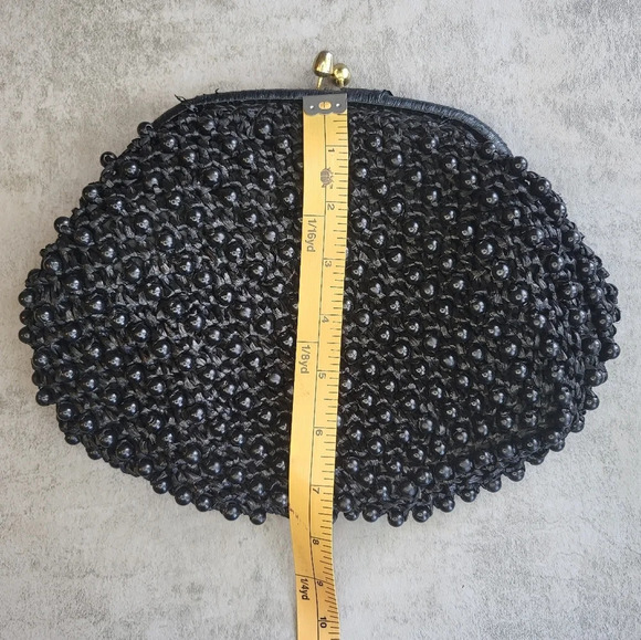 Vintage Princess Charming by Atlas Beaded Clutch Handbag Mid Century 50s 60s - Picture 10 of 11